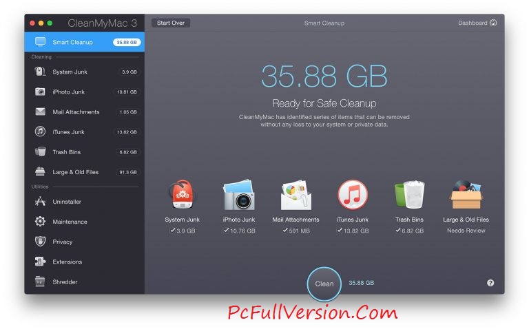 CleanMyMac 3 Activation Key