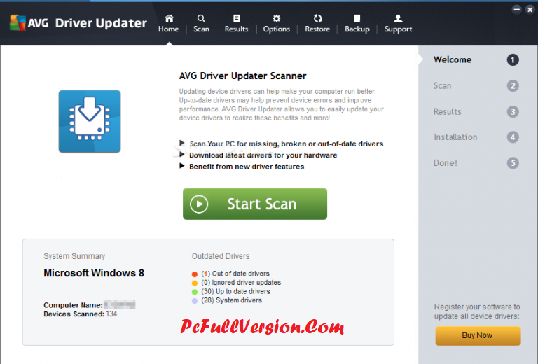 AVG Driver Updater Activation Key