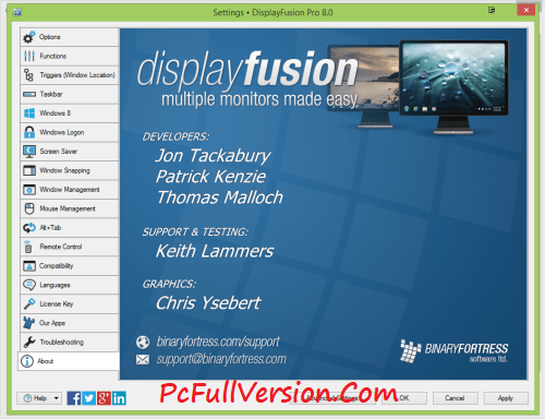DisplayFusion Pro 8.1.2 License Key
