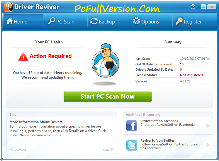 Driver Reviver Crack with Serial Key Download