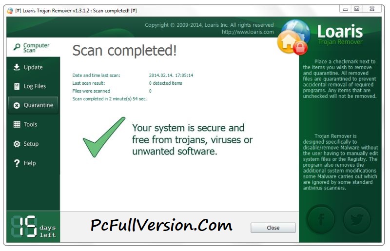 Loaris Trojan Remover License Key Full Version Download