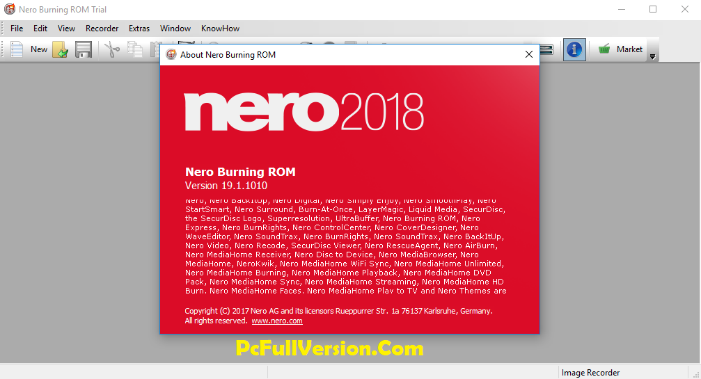Nero Burning Rom 2018 Serial Number