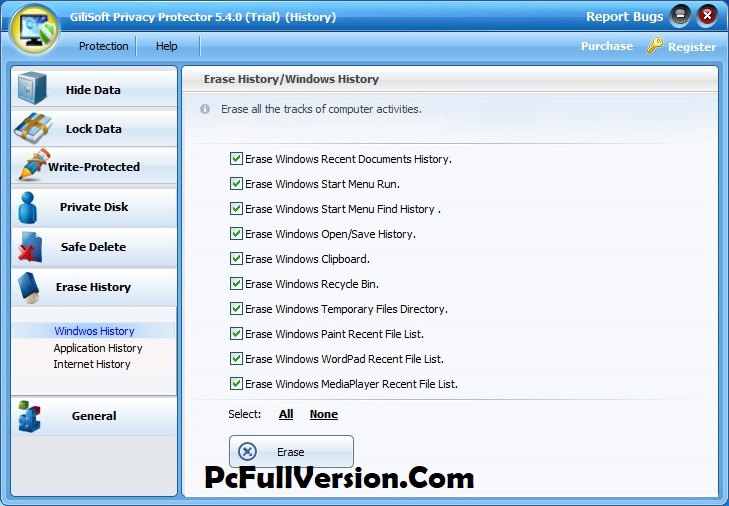 Gilisoft Privacy Protector Full Crack