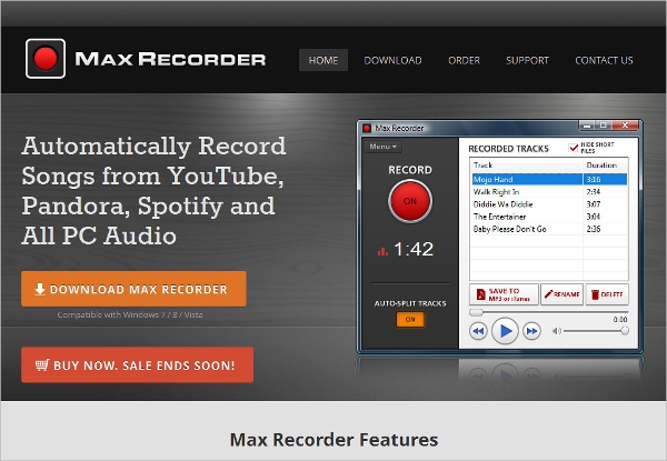 Max Recorder Serial Number