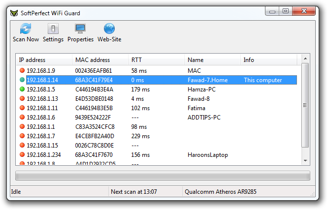 SoftPerfect WiFi Guard Serial Key