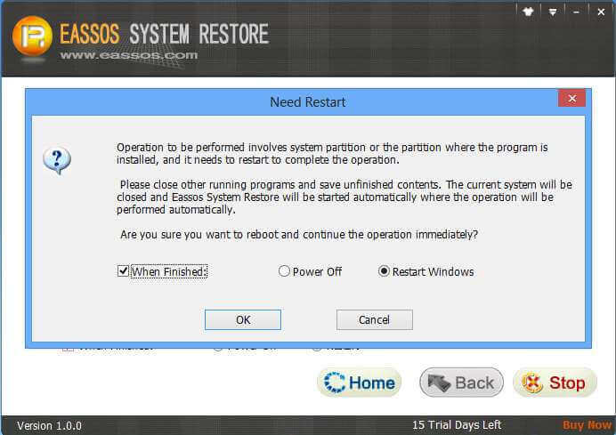 Eassos System Restore License Key
