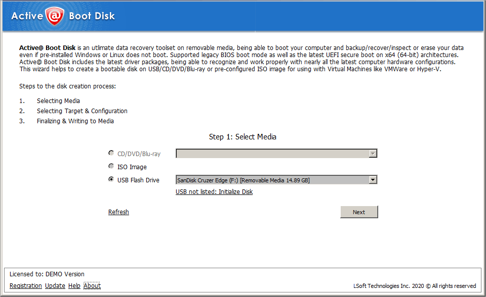 Active@ Boot Disk Registration Key