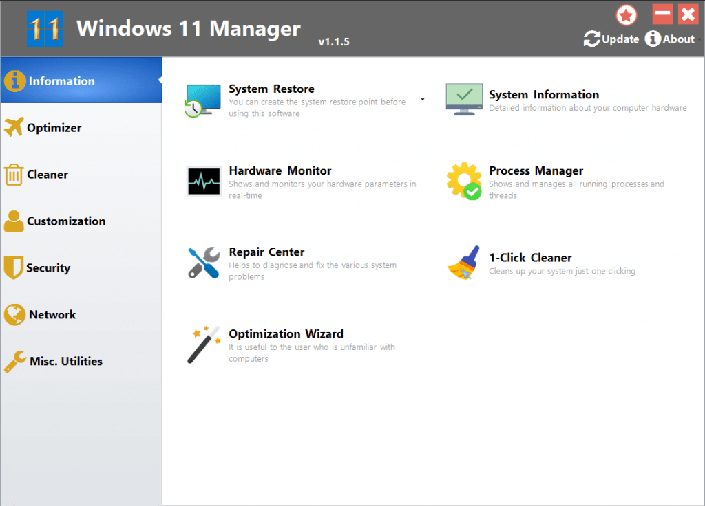 Yamicsoft Windows 11 Manager Free Download