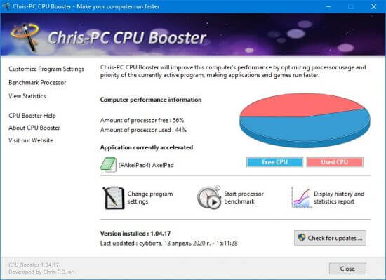 Chris-PC CPU Booster License Key