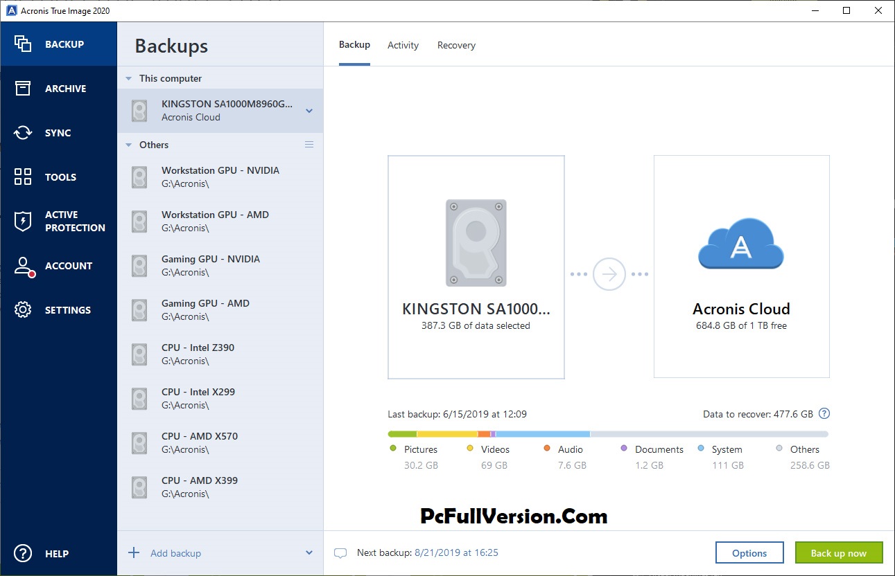 key acronis true image